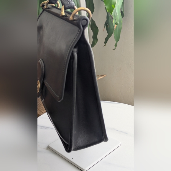 Coach Willis Black Leather Crossbody /Handbag. - Picture 6 of 14